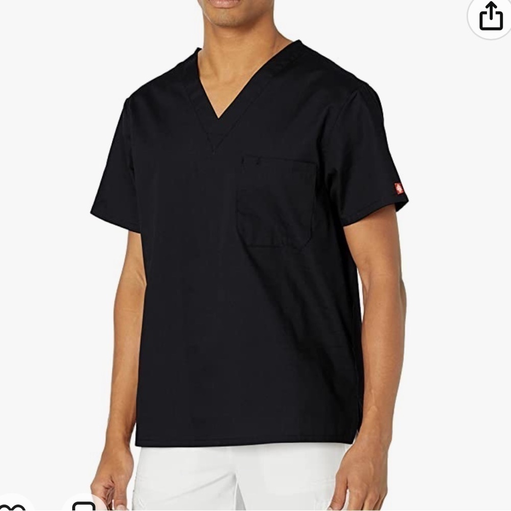 Dickies EDS Signature Men & Women Scrubs Top Tuckable V-Neck NWT Medium